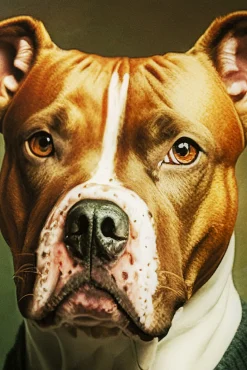 Outlet KARE Design Obraz szklany kolorowy 110x90 cm psia rodzina - KARE