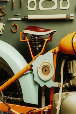 New KARE Design Obraz szklany kolorowy 80x60 cm motor - KARE