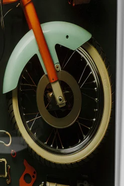 New KARE Design Obraz szklany kolorowy 80x60 cm motor - KARE