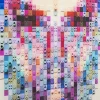 Sale KARE Design Obraz szklany Pixel Face 120x80cm - KARE