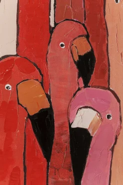 Best KARE Design Obraz Touched Flamingo Meeting 90x120 cm - KARE