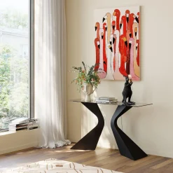 Best KARE Design Obraz Touched Flamingo Meeting 90x120 cm - KARE