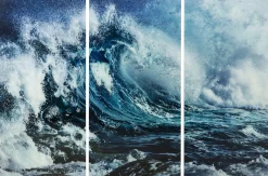 Online KARE Design Obraz Triptychon Wave 240x160 cm - KARE