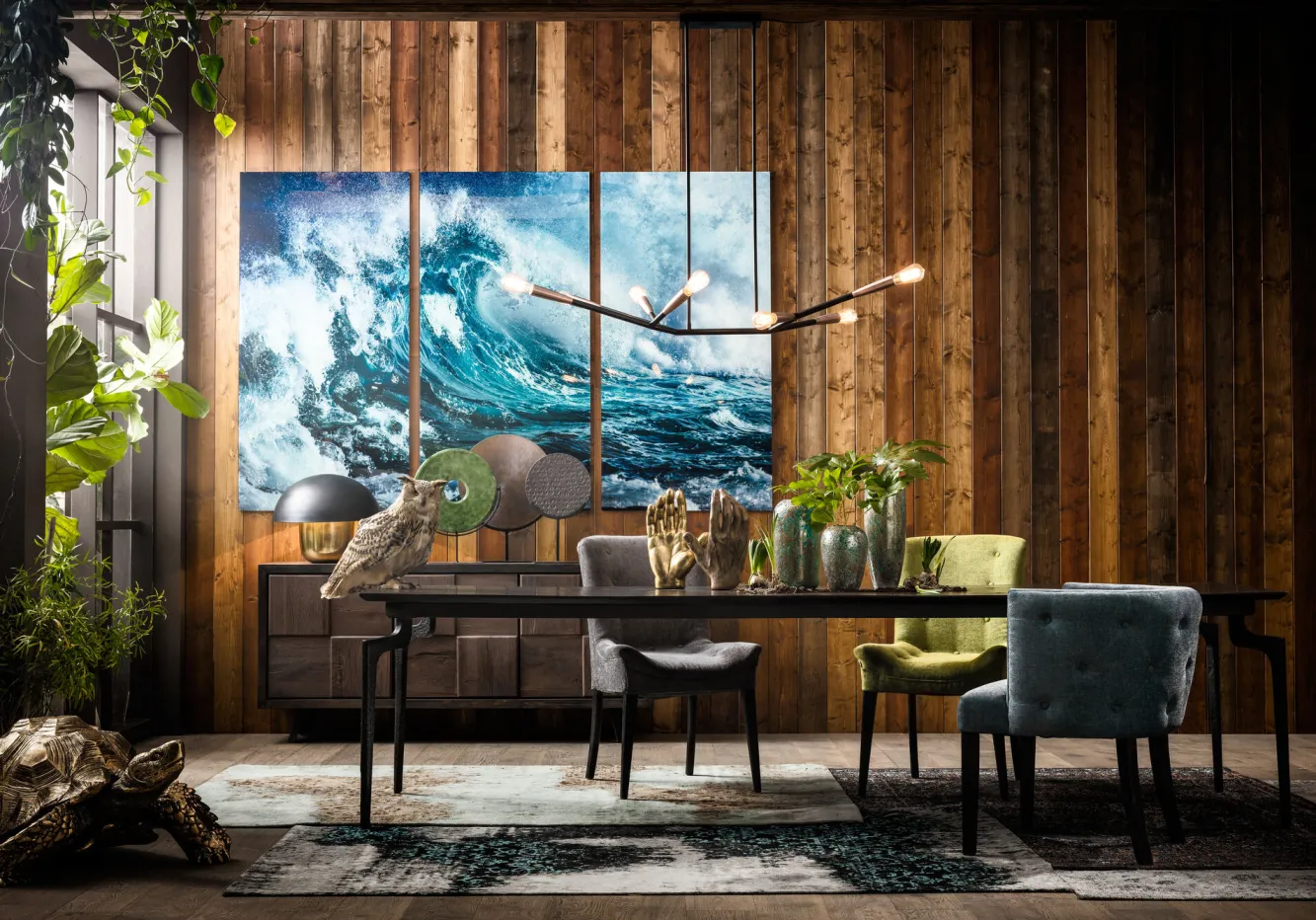 Online KARE Design Obraz Triptychon Wave 240x160 cm - KARE