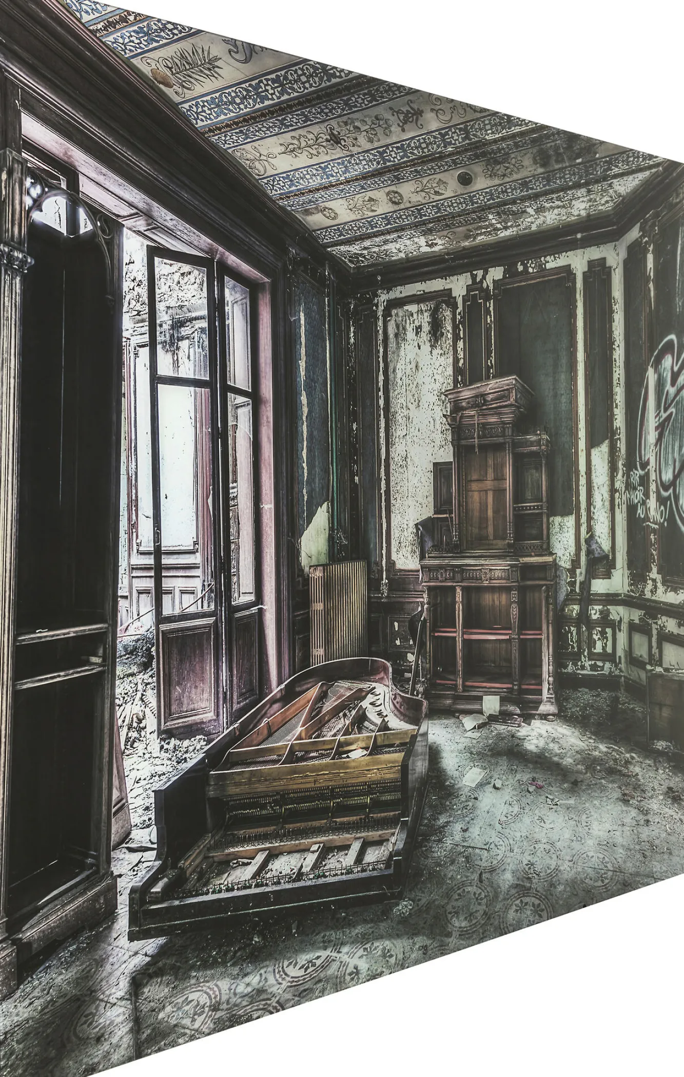 Best KARE Design Obraz Vintage Piano Room 150x100 cm - KARE