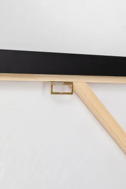 Fashion KARE Design Obraz w czarnej ramie zaśnieżony las 120x180 cm - KARE