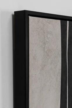 New KARE Design Obraz w kolorze czarno-szarym boho 73x113 cm - KARE