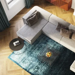 Discount KARE Design Otoman Infinity Chenille 182x117 cm szary lewy - KARE