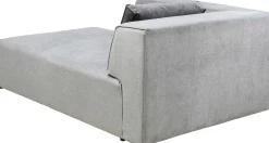 Discount KARE Design Otoman Infinity Chenille 182x117 cm szary lewy - KARE
