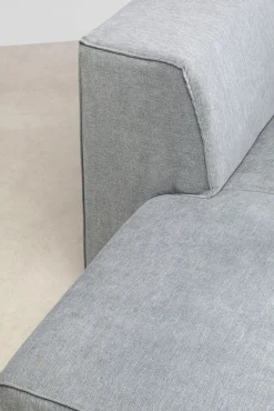 Discount KARE Design Otoman Infinity Chenille 182x117 cm szary lewy - KARE