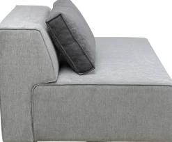 Best KARE Design Otoman Infinity Chenille 120x100 cm szary - KARE