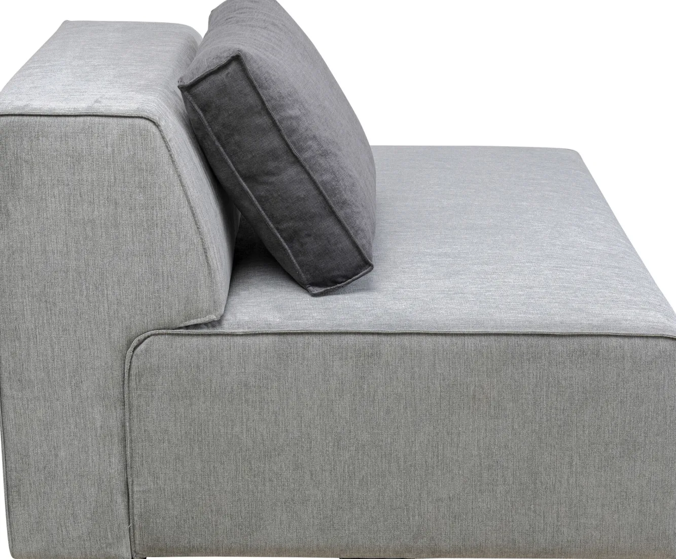 Best KARE Design Otoman Infinity Chenille 120x100 cm szary - KARE