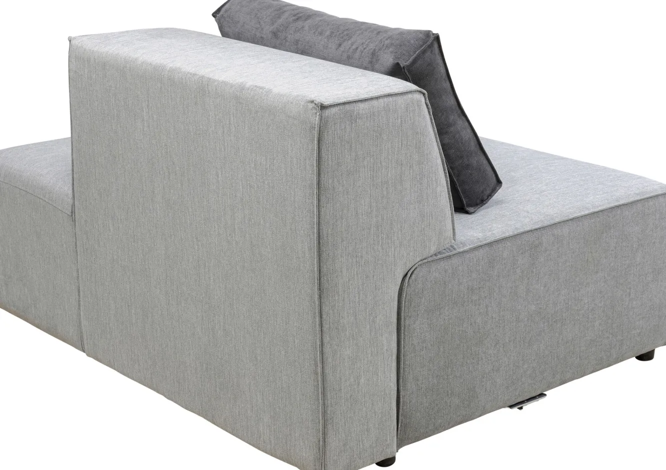 Best KARE Design Otoman Infinity Chenille 120x100 cm szary - KARE