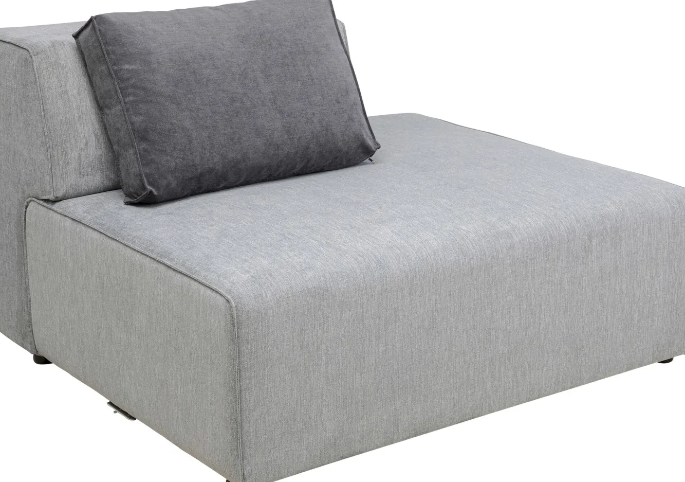 Best KARE Design Otoman Infinity Chenille 120x100 cm szary - KARE