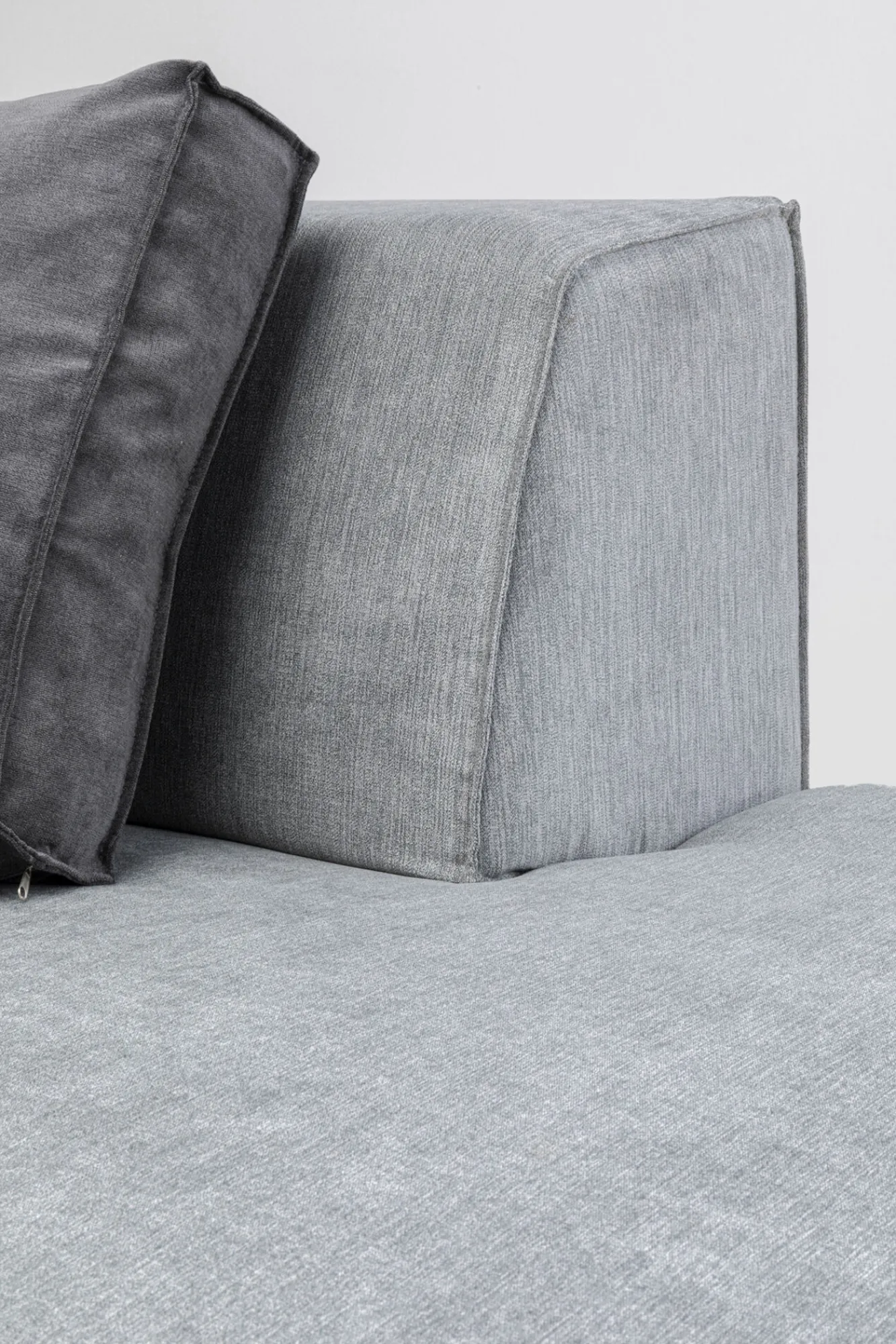 Best KARE Design Otoman Infinity Chenille 120x100 cm szary - KARE