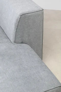 Sale KARE Design Otoman Infinity Chenille 182x117 cm szary prawy - KARE