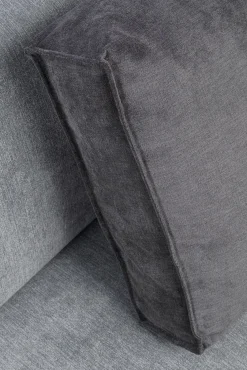 Sale KARE Design Otoman Infinity Chenille 182x117 cm szary prawy - KARE