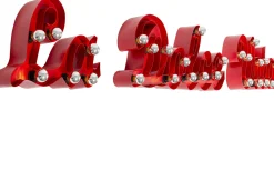 Hot KARE Design Oświetlenie dekoracyjne stalowe czerwone La Dolce Vita 190 cm - KARE