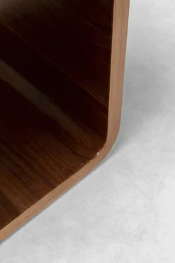 Discount KARE Design Półka cube fornirowana orzech 45x45 cm - KARE