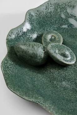 New KARE Design Półmisek zielony z kamionki awokado 40 cm - KARE