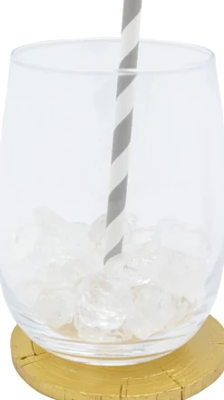 Clearance KARE Design Podkładki pod kubki Playing Bear Ø8 cm złote - KARE