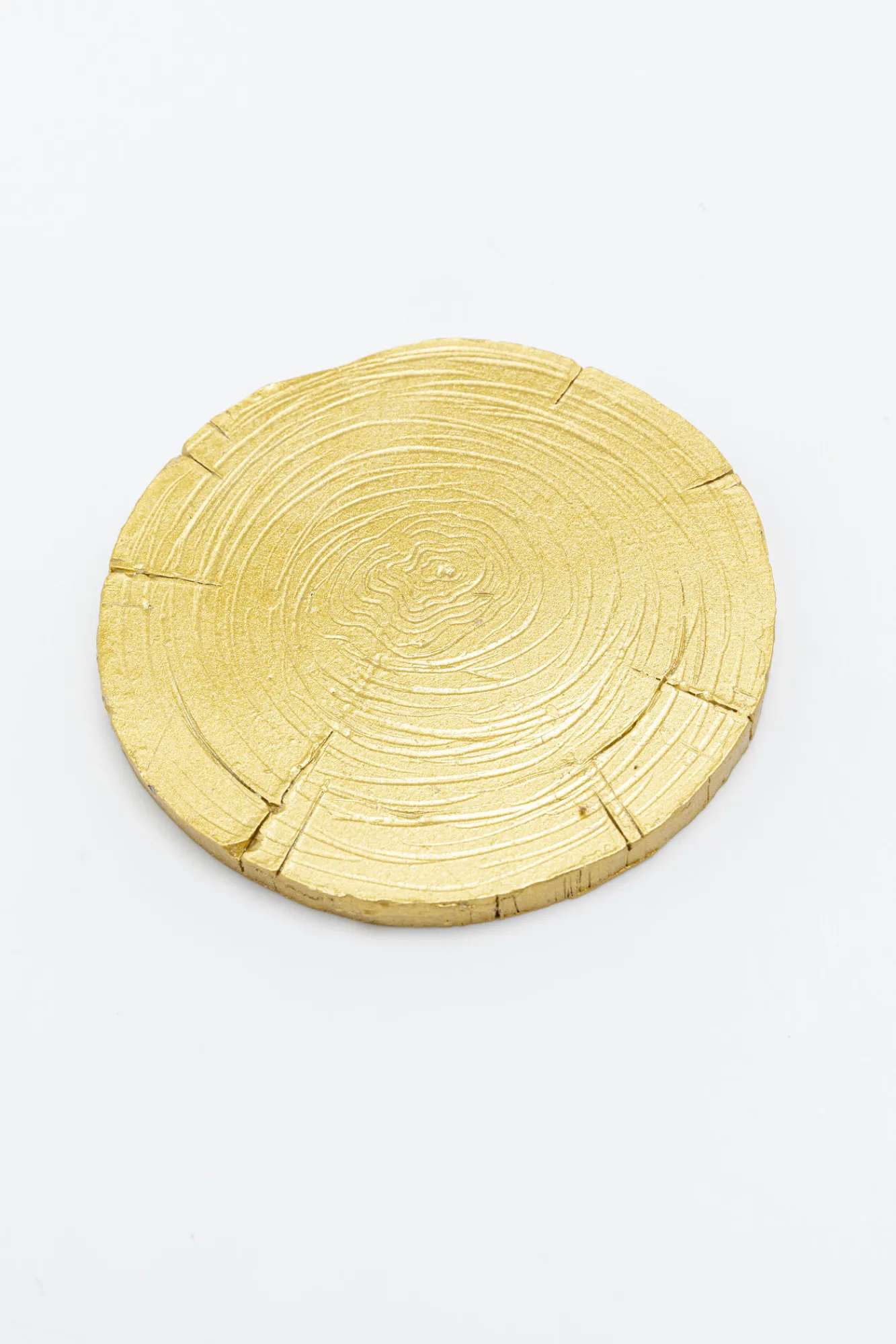 Clearance KARE Design Podkładki pod kubki Playing Bear Ø8 cm złote - KARE