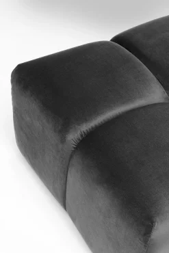 Clearance KARE Design Podnóżek Belami Velvet 105x70 cm szary - KARE