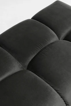 Clearance KARE Design Podnóżek Belami Velvet 105x70 cm szary - KARE