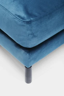 Discount KARE Design Podnóżek Lullaby 100x100 cm petrol - KARE