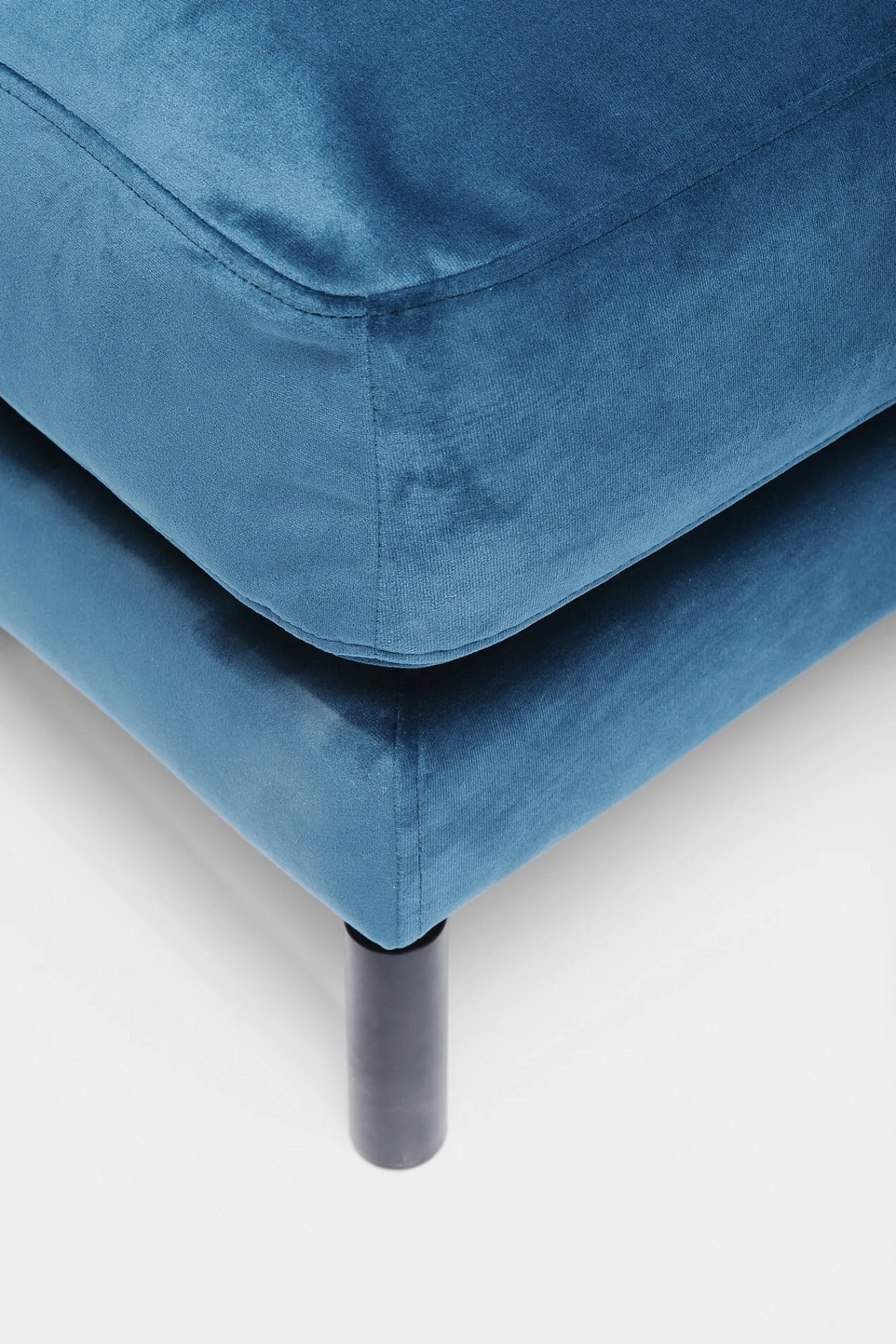 Discount KARE Design Podnóżek Lullaby 100x100 cm petrol - KARE