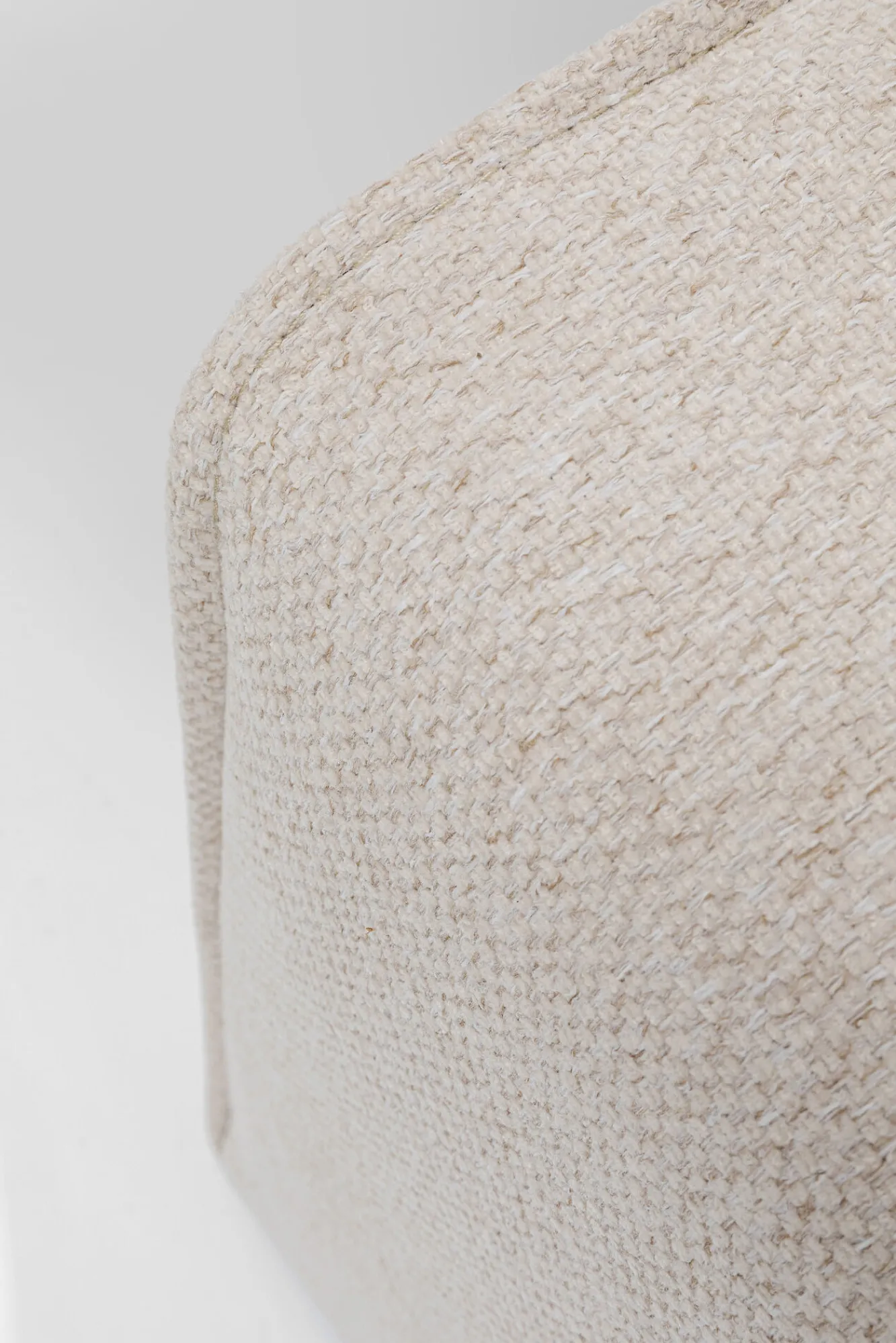 Sale KARE Design Podnóżek tapicerowany kremowy moduł 100x50 cm - KARE