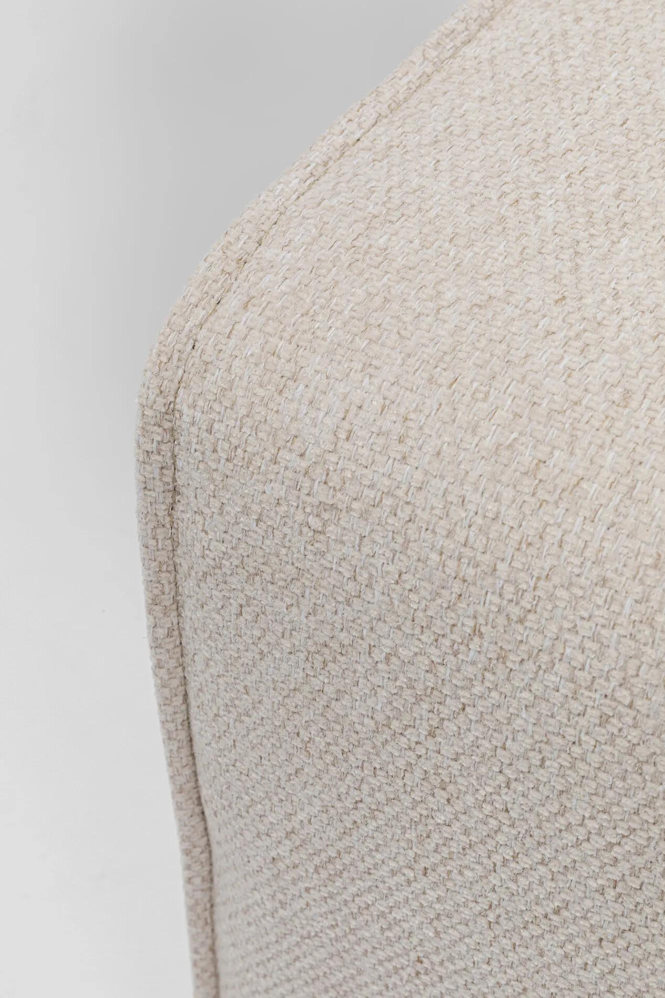 Best KARE Design Podnóżek tapicerowany kremowy moduł 100x80 cm - KARE