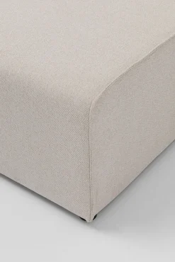 Best KARE Design Podnóżek tapicerowany kremowy moduł 100x80 cm - KARE