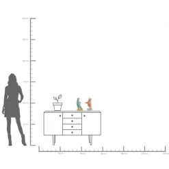 Best KARE Design Podpórka na książki Bear Party (2-set) - KARE