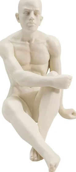 Clearance KARE Design Podpórki na książki białe 2 el. myśliciel 19x22 cm - KARE