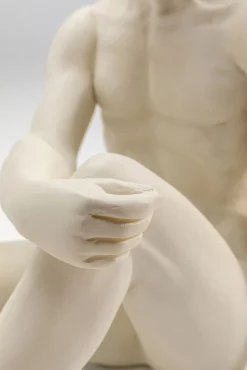 Clearance KARE Design Podpórki na książki białe 2 el. myśliciel 19x22 cm - KARE