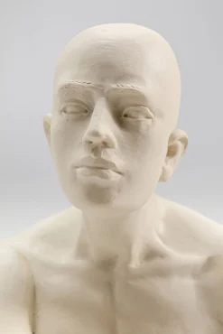 Clearance KARE Design Podpórki na książki białe 2 el. myśliciel 19x22 cm - KARE