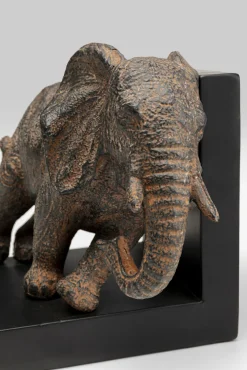 Clearance KARE Design Podpórki na książki Elephants Big (2-set) - KARE