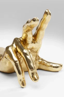 Fashion KARE Design Podpórki na książki Fingers 16x21 cm złote - KARE