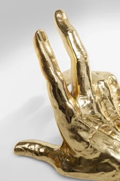 Fashion KARE Design Podpórki na książki Fingers 16x21 cm złote - KARE