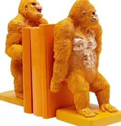 New KARE Design Podpórki na książki Gorilla (2-set) pomarańczowe - KARE