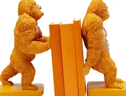 New KARE Design Podpórki na książki Gorilla (2-set) pomarańczowe - KARE