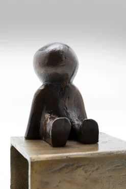 Hot KARE Design Podpórki na książki Little Males 2 el. 21x19 cm aluminium brązowe - KARE