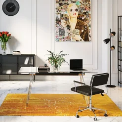 Outlet KARE Design Podstawa do biurka Officia chromowana - KARE