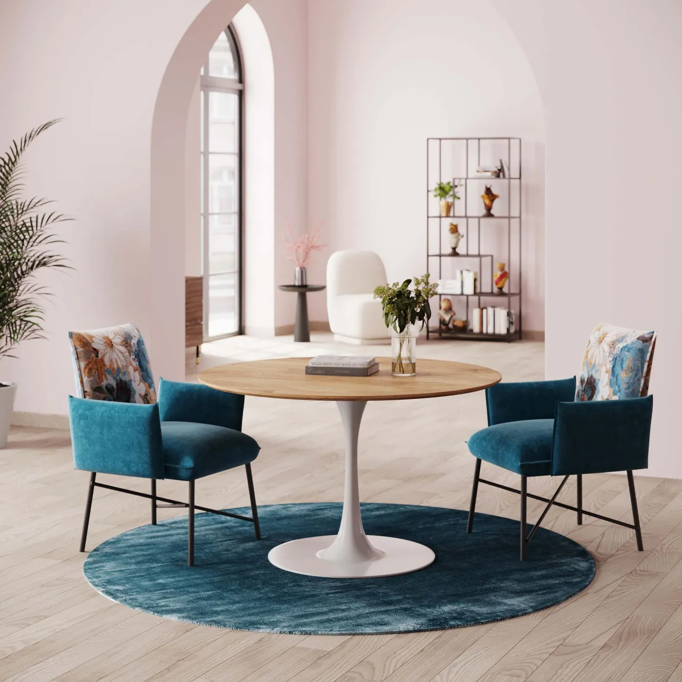 New KARE Design Podstawa Invitation Ø60x70 cm biała - KARE