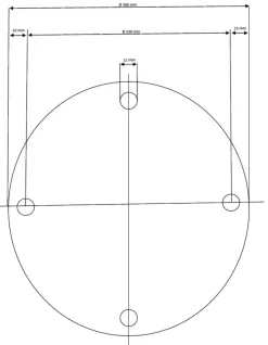 Discount KARE Design Podstawa Invitation Ø60x70 cm czarna - KARE