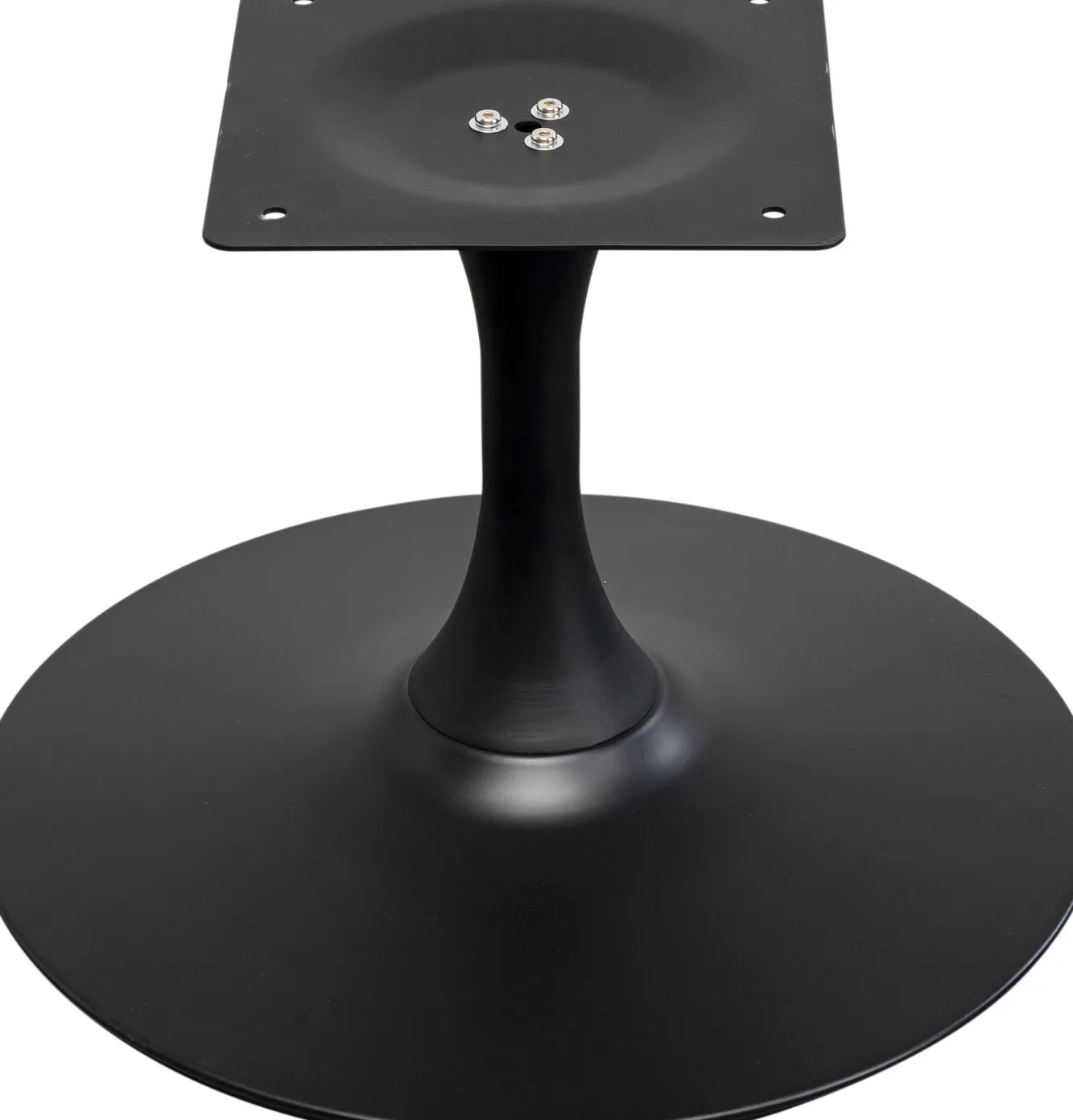 Outlet KARE Design Podstawa stolika kawowego stalowa czarna Ø60 cm - KARE