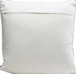 Clearance KARE Design Poduszka dekoracyjna biało-niebieska wzorzysta 50x50 cm - KARE