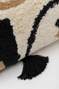 Discount KARE Design Poduszka dekoracyjna boho z frędzami 60x35 cm oko biało-beżowa - KARE