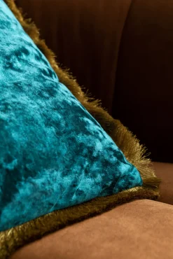 Outlet KARE Design Poduszka dekoracyjna Cannes 45x45 cm niebieska - KARE